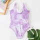 New children's one-piece swimsuit printed fashionable swimsuit