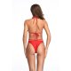New triangle solid color multi rope hollow bikini women's swimsuit