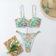 New Split Swimsuit Women's Printed Sexy Bikini Set