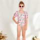 New children's swimsuit fashionable one-piece girls' swimsuit