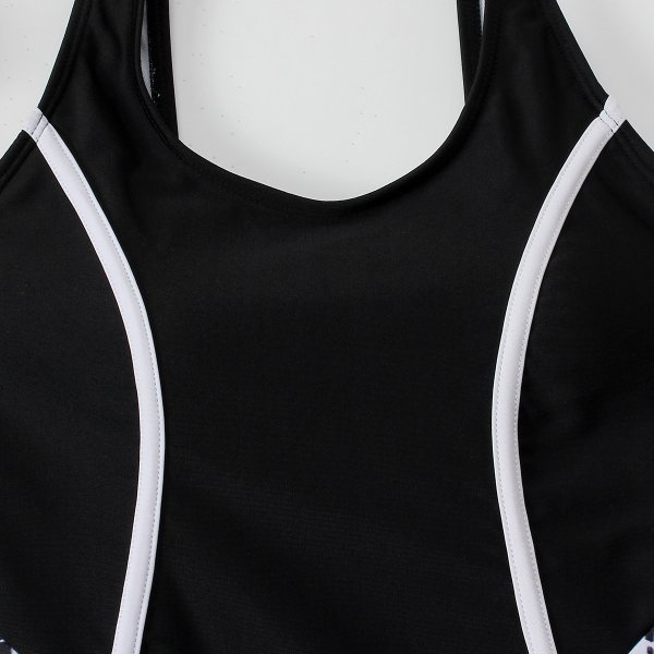 Children's swimsuit sports fashion printed girls' one-piece swimsuit