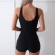 New one-piece printed patchwork conservative sports tight competitive swimsuit for women