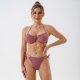 New bikini solid color sexy bikini women's split swimsuit triangle bikini