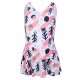 New Style Swimsuit Fashion Print Skirt-style Girls' 130-160 One-piece Swimming Suits