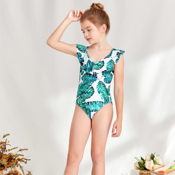 Children's one-piece swimsuit printed swimsuit bikini