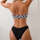 New Split Swimsuit Sexy Solid Color Printed Bikini Set Swimsuit for Women