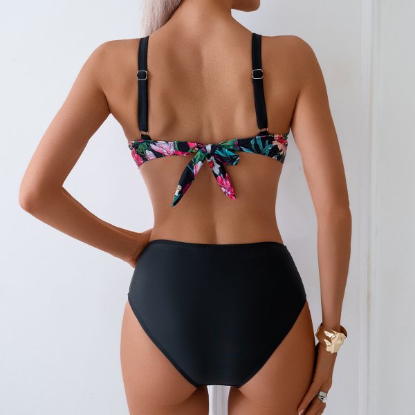 New swimsuit women's sexy printed split bikini set