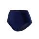 New women's triangle swimsuit with pleated solid color and high elasticity bikini swimsuit Pants