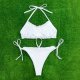 Sexy Bikini Set Women's White Swimsuit