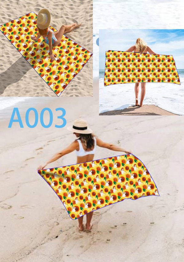 New beach towel with fashionable printed oversized towel