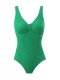 New one-piece swimsuit women's solid color sexy bikini