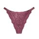 Lace sexy explosive low waist embroidered flower thong for women
