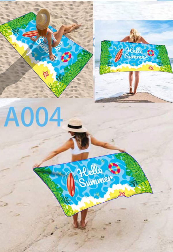 New beach towel with fashionable printed oversized towel