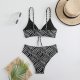 New Split Swimsuit Women's Solid Color Sexy Bikini Set