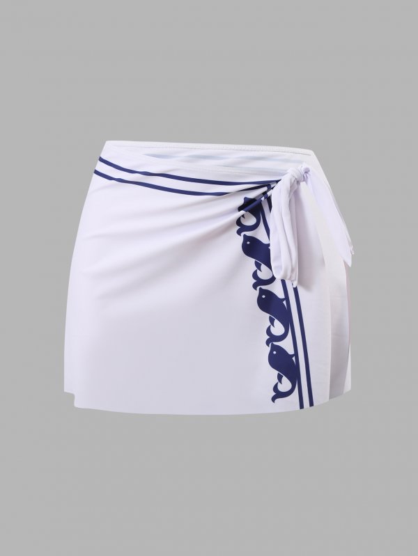 2026 popular retro solid color three piece swimsuit bikini sports swimsuit beach party swimsuit