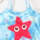 Fashionable printed one-piece swimsuit for girls