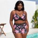 New women's plus size swimsuit with sexy printed swimsuit