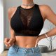 Bra small vest deep V hollow-out splicing mesh love hot sales hot girl underwear