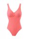 New one-piece swimsuit women's solid color sexy bikini