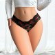 New lace lipstick print sexy breathable skin friendly women's triangle pants