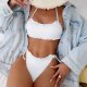 Sexy Bikini Set Women's White Swimsuit