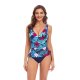 New split Tankini swimsuit printed sexy vest style swimsuit for women