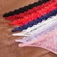 Multi colored lace sexy transparent women's plus size sexy low waisted thong