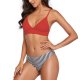 New women's swimsuit sexy bikini fashion striped bikini
