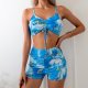 New Split Swimsuit Women's Printed Sexy Bikini Set