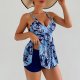New swimsuit women's skirt style printed Tankini set