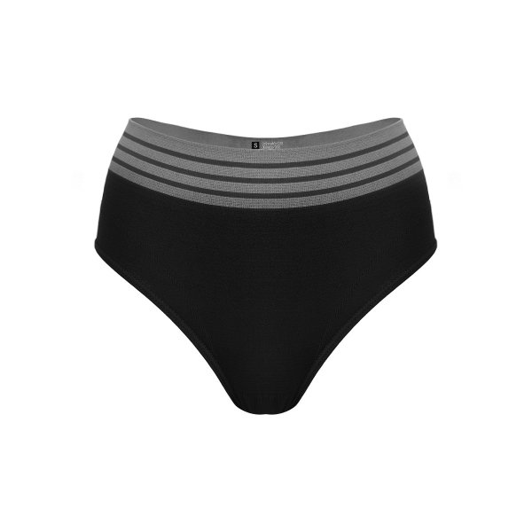 New seamless striped spliced waist top support, comfortable and breathable underwear