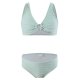 Children's swimsuit solid color sexy girl bikini set girls' swimsuit