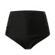 New women's triangle swimsuit with pleated solid color and high elasticity bikini swimsuit Pants