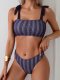 New split bikini swimsuit sexy bikini set swimsuit women