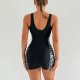 New one-piece swimsuit printed sports tight competitive swimsuit for women