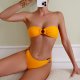 New Split Swimsuit Sexy Solid Color Adult Bikini Set Swimsuit Female