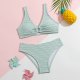 Children's swimsuit solid color sexy girl bikini set girls' swimsuit