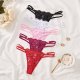 New sexy underwear for women, popular lace comfortable flower metal underwear