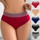 New seamless striped spliced waist top support, comfortable and breathable underwear
