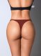 Thin and seamless sexy pure cotton crotch, low waist, breathable women's thong