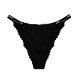 Lace sexy explosive low waist embroidered flower thong for women