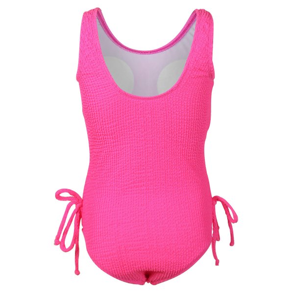 New children's swimsuit solid color mid size children's one-piece swimsuit