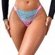 French thong sexy lace embroidery transparent hot low waist mesh underwear for women