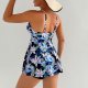New swimsuit women's skirt style printed Tankini set