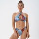 New Split Swimsuit Sexy Printed Bikini Set Swimsuit for Women