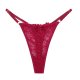 New lace bow hollow low waist sexy women's thong
