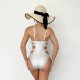 New sexy hot stamping hollowed out tight fitting women's swimsuit