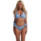 New bikini high waisted V-shaped swimsuit