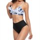 New swimsuit high waisted bikini tie dye printed swimsuit for women