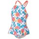 New swimsuit with printed skirt style one-piece swimsuit for girls